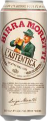 Birra Moretti blik van 50cl